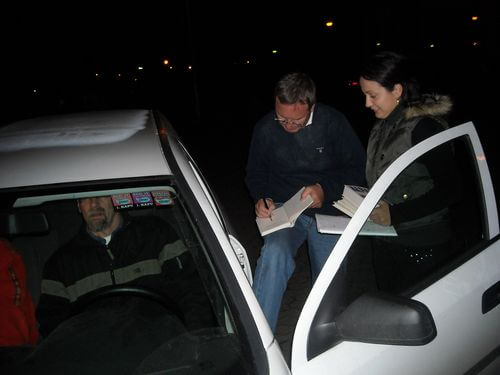 az utolsó dedikációk egyike. 