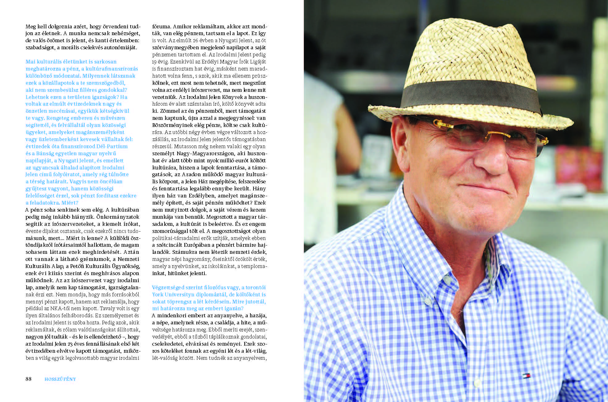 Magyar Kultúra Interjú