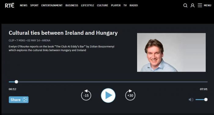 Cultural ties between Ireland and Hungary 